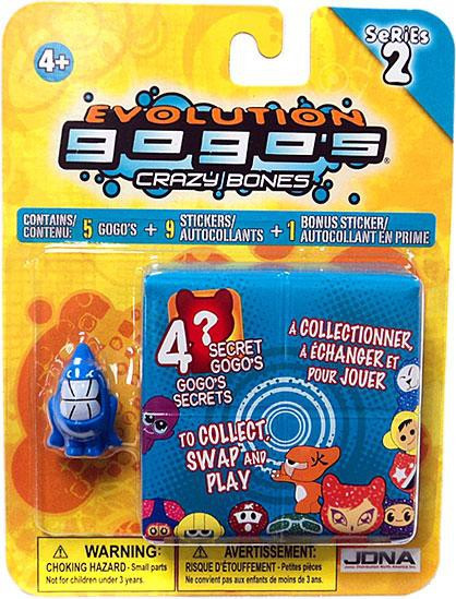 Crazy Bones Gogos Series 2 Evolution Blister Pack Magic Box Int. - ToyWiz Crazy Bones Gogos Series 2 Evolution Blister Pack Magic Box Int. - ToyWiz