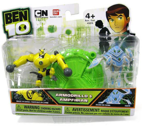 Ben 10 Armodrillo Ampfibian 2.5 Mini Figure 2-Pack Bandai America