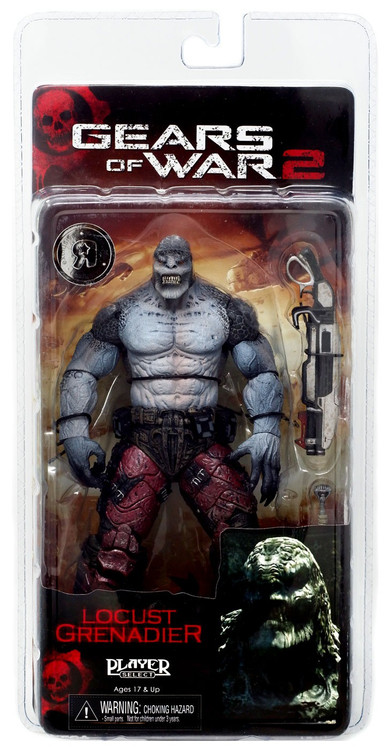 NECA Gears of War 2 Locust Grenadier Exclusive Action Figure