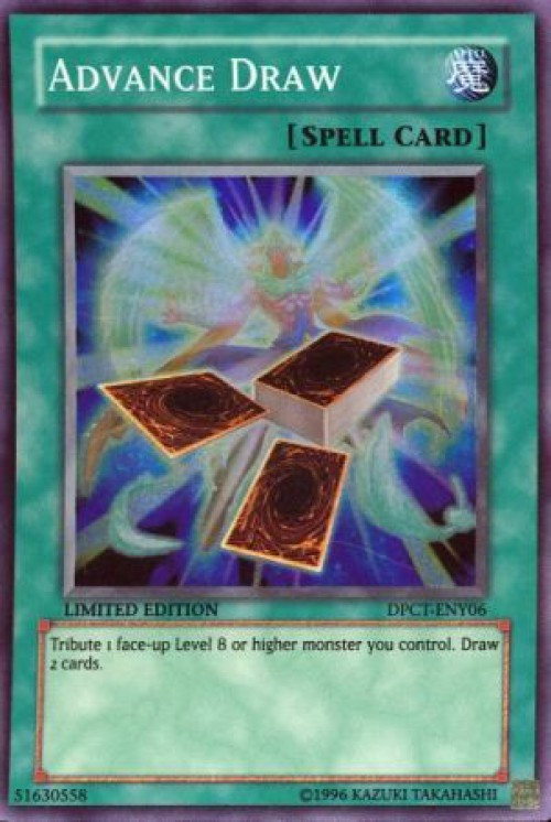 YuGiOh YuGiOh 5Ds 2010 Collector Tin Single Card Super Rare Advance Draw DPCT-ENY06 - ToyWiz YuGiOh YuGiOh 5Ds 2010 Collector Tin Single Card Super Rare Advance Draw DPCT-ENY06 - ToyWiz