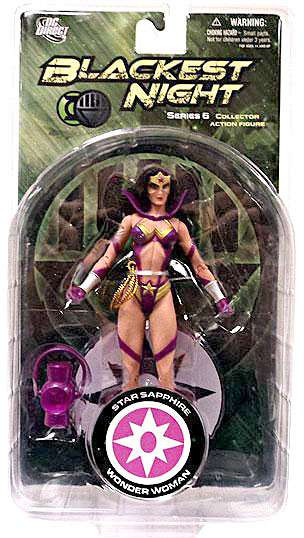 希少 未開封品Blackest Night スターサファイア フィギュア DC DC Green Lantern Blackest Night Series 6 Star Sapphire Wonder