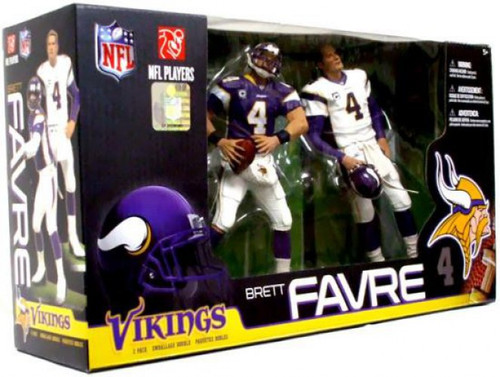 McFarlane Toys NFL Brett Favre Through the Years Exclusive Action Figure  4-Pack 4 of 4 Black Falcons Jersey - ToyWiz