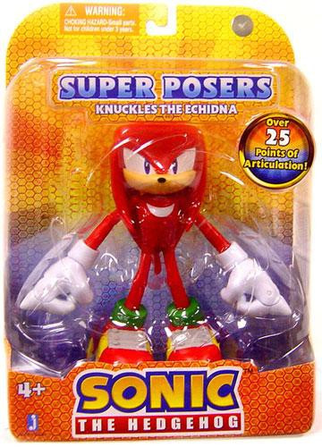 Super Poser Sonic the Hedgehog Action Figure com 25 pontos