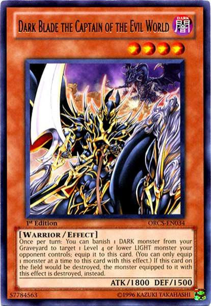 YuGiOh YuGiOh 5Ds Order of Chaos Single Card Rare Dark Blade the