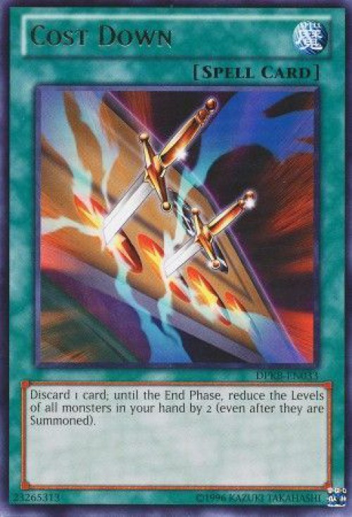 YuGiOh Duelist Pack Kaiba Single Card Rare Cost Down DPKB-EN033 - ToyWiz YuGiOh Duelist Pack Kaiba Single Card Rare Cost Down DPKB-EN033 - ToyWiz