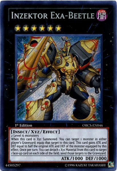 YuGiOh YuGiOh 5Ds Order of Chaos Single Card Secret Rare Inzektor