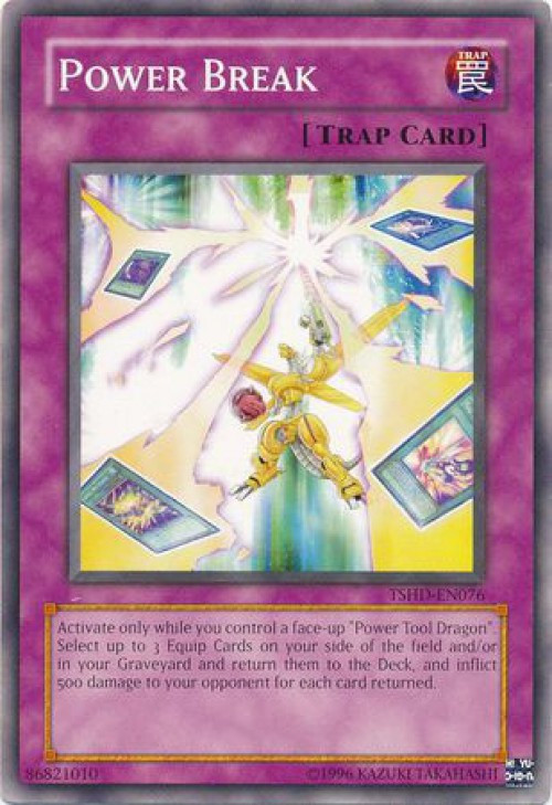 yugioh power tool deck YuGiOh 5Ds The Shining Darkness Single Card Common Break TSHD-EN076 you can select 3 Equip Spell Cards from your Deck Yugioh Morphtronic Deck - Remoten