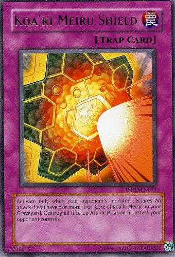 yugioh shield trap card Yu-Gi-Oh! - Spear (YS11-EN038) - Starter Deck: Dawn of The Xyz - 1st Edition is activated that targets a monster(s) on the field YuGiOh YuGiOh 5Ds The Shining