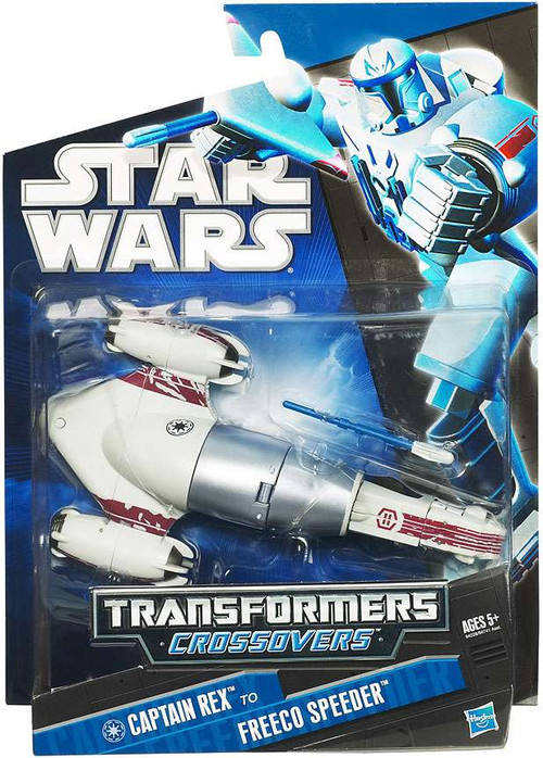 Star Wars The Clone Wars 2010 Transformers Crossovers Captain Rex To Freeco Speeder 3 75 Action Figure Hasbro Toys Toywiz - battle droid morph roblox