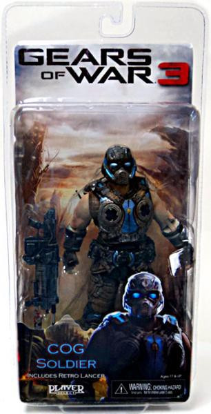 NECA Gears of War 3 Series 3 COG Soldier Action Figure - ToyWiz