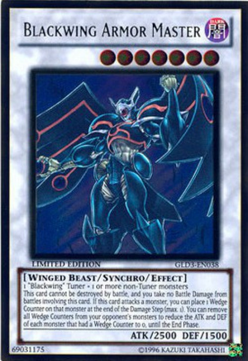 Yu-Gi-Oh! - Blackwing Armed Wing (GLD3-EN039) - Gold Series 3 - Limited Edition