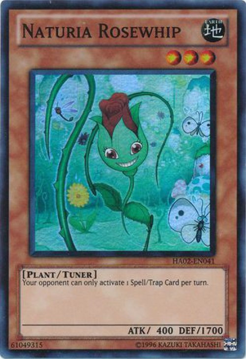 YuGiOh YuGiOh 5Ds Hidden Arsenal 2 Single Card Super Rare Naturia Rosewhip  HA02-EN041 - ToyWiz