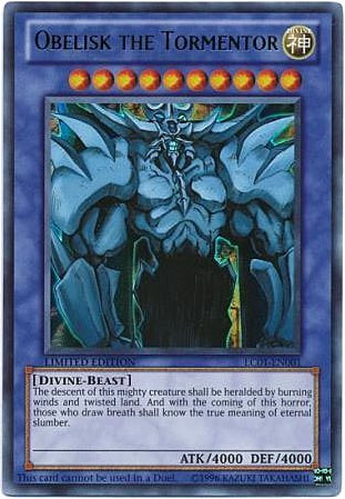 遊戯王OCG デュエルモンスターズ OBELISK THE TORMENTOR Z024 Obelisk The Tormentor LIMITED EDITION Holographic | eBay