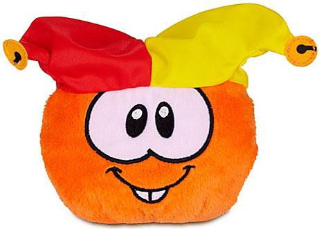 Club Penguin Series 12 Orange Puffle Plush Jester Hat Jakks Pacific