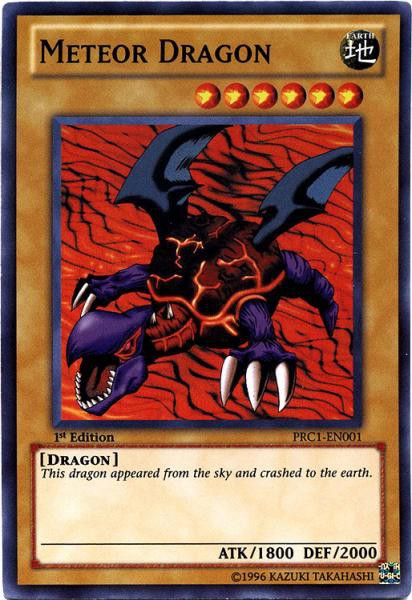 Vintage Yugioh Card Yu-Gi-Oh! Meteor Dragon Card - PRC1-EN001 Super Rare, 1st Edition From 2012 Premium Tin Meteor Dragon Super Rare 1st Edition 2012 Premium Tin Vintage Yugioh Card Yu-Gi-Oh! Meteor Dragon Card - PRC1-EN001 Super Rare, 1st Edition From 2012 Premium Tin Meteor Dragon Super Rare 1st Edition 2012 Premium Tin