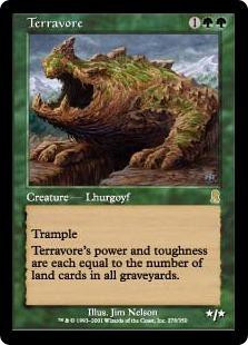 Magic The Gathering Odyssey Single Card Rare Terravore 278 Toywiz - vore lord roblox