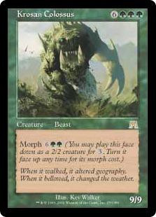 Magic The Gathering Onslaught Single Card Rare Krosan Colossus 270