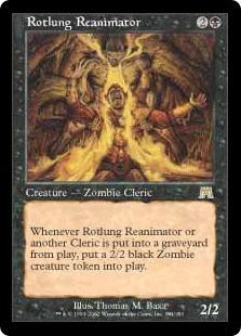 Magic The Gathering Onslaught Single Card Rare Rotlung Reanimator 164 Toywiz - mm2 roblox eternity code