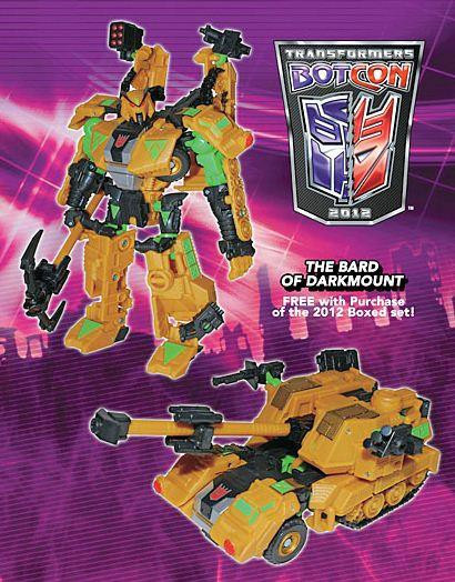 トランスフォーマー botcon タランス Transformers Botcon Exclusives Straxus The Bard of Darkmount