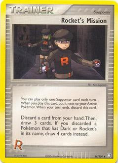 Pokemon EX Team Rocket Returns Single Card Uncommon Rockets Mission 88 ...