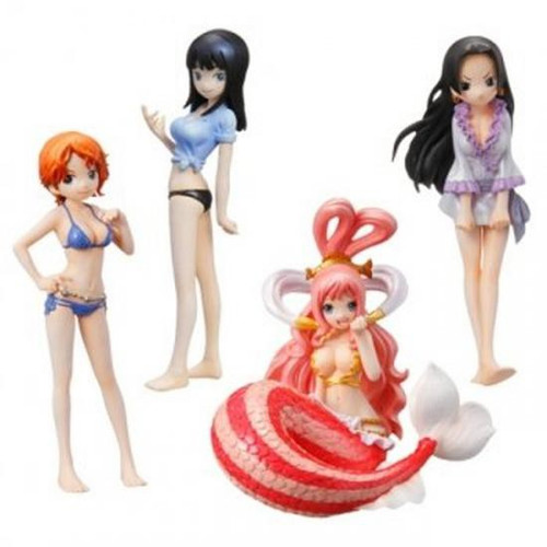 One Piece Half Age Characters Nami, Robin, Hancock Shirahoshi