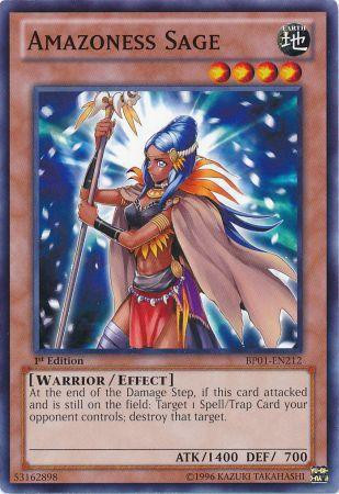 YuGiOh Battle Pack Epic Dawn Single Card Common Amazoness Sage BP01-EN212