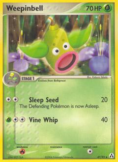 Pokemon EX Legend Maker Single Card Uncommon Weepinbell 47 - ToyWiz