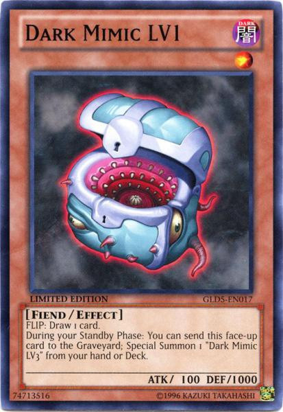 YuGiOh Gold Series 5 Haunted Mine Single Card Common Dark Mimic