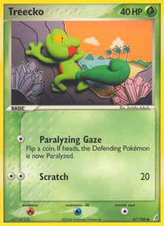 Pokemon Ex Crystal Guardians Single Card Common Treecko 67 Toywiz - top roblox runway model sapphire gaze virtual game toys flamingo