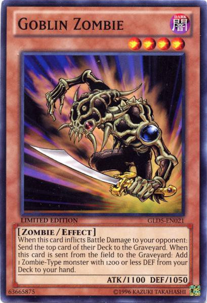 YuGiOh Gold Series 5 Haunted Mine Single Card Common Goblin Zombie