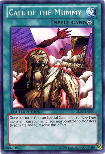 YuGiOh Gold Series 5 Haunted Mine Single Card Common Call of the