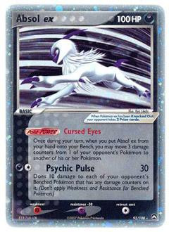 Pokemon EX Power Keepers Single Card Ultra Rare Absol ex 92 - ToyWiz