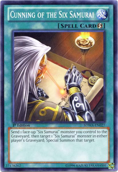 YuGiOh Samurai Warlords Structure Deck Single Card Common Cunning