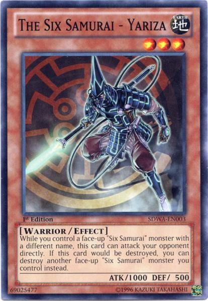 YuGiOh Samurai Warlords Structure Deck Single Card Common The Six