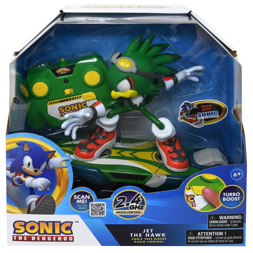 Sonic The Hedgehog Free Riders Jet the Hawk RC Figure NKOK - ToyWiz