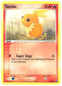 Pokemon EX Power Keepers Single Card Common Torchic 67 - ToyWiz