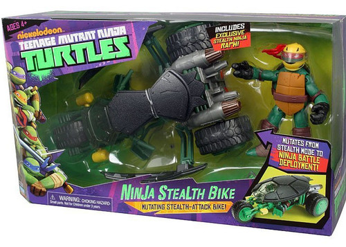 Teenage Mutant Ninja Turtles Nickelodeon Ninja Stealth Bike Action