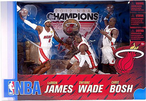 【希少】Mcfarlane Heat  championship 3pack McFarlane Toys NBA Miami Heat Sports Picks Basketball Lebron