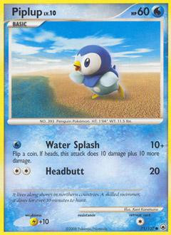 Pokemon Diamond Pearl Majestic Dawn Single Card Common Piplup 71 - ToyWiz