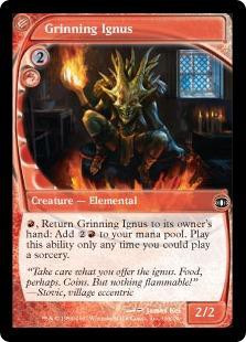 grinning ignus Images High Quality Grahic Magic The Gathering Trading Card Game Future Sight Single Card Common ...