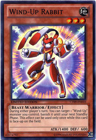 YuGiOh Holiday Tin Promo Single Card Super Rare Wind-Up Rabbit CT09-EN010 -  ToyWiz