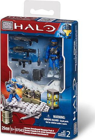 Mega Bloks Halo Versus Snowbound Weapons Pack Exclusive Set