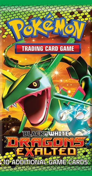 Pokemon Black White Dragons Exalted Booster Pack 10 Cards Pokemon
