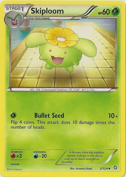 Pokemon Black & White Dragons Exalted Uncommon Skiploom #2