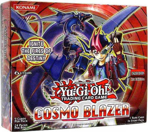 YuGiOh Cosmo Blazer 1st Edition Booster Box 24 Packs Konami - ToyWiz
