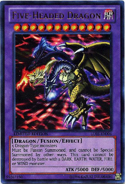 YuGiOh Trading Card Game Legendary Collection 3 Single Card Ultra Rare  Five-Headed Dragon LC03-EN004 - ToyWiz