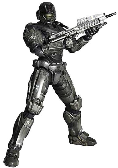 Halo Reach Play Arts Kai Series 1 Noble Six Action Figure Square