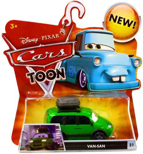 Disney Pixar Cars Cars Toon Main Series Van-San 155 Diecast Car 21