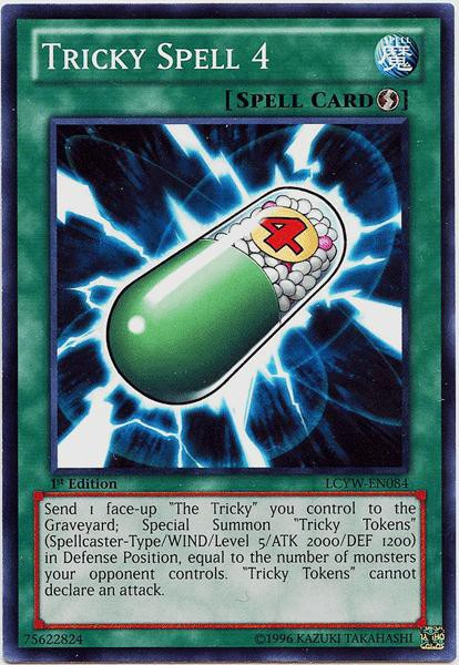 YuGiOh Trading Card Game Legendary Collection 3 Single Card Common Tricky  Spell 4 LCYW-EN084 - ToyWiz