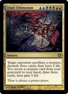 mtg ultimatum cards Cruel Ultimatum